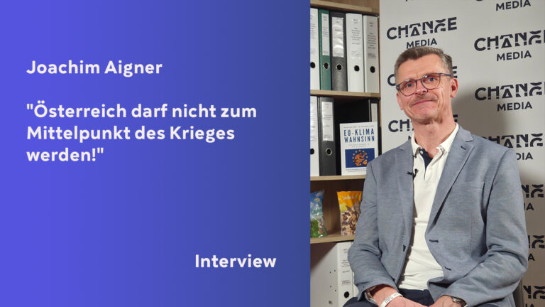 Joachim Aigner – „Österreich darf nicht zum Mittelpunkt des Krieges werden“
